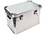 Caisse aluminium | Etanche et anti-poussière | HxLxP 33 x 39 x 28,5 cm | 27 litres | newpo