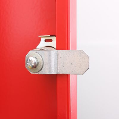 Casier vestiaire de rangement | HxLxP 45 x 45 x 45 cm | Rouge | newpo