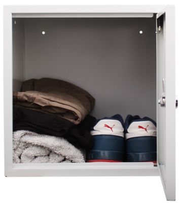 Casier vestiaire de rangement | hxLxP 35 x 35 x 35 cm | Gris | newpo