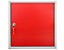 Casier vestiaire de rangement | HxLxP 35 x 35 x 35 cm | Rouge | newpo