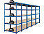 Regalsystem | 5x Garagenregal | HxBxT 178 x 90 x 60 cm | Traglast: 200 kg pro Fachboden | Blau | Certeo