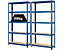 Certeo | 2x Étagère pour atelier | HxLxP 178 x 90 x 30 cm | Bleu | Charge max. par tablette: 200 kg | Mega Deal