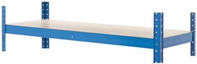 Mega Deal | 4x Kellerregal | HxBxT 178 x 180 x 60 cm | Blau | Traglast pro Fachboden: 200 kg | Certeo