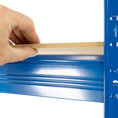Mega Deal | 5x Schwerlastregal - Tiefe 45 cm und 1x Werkbank