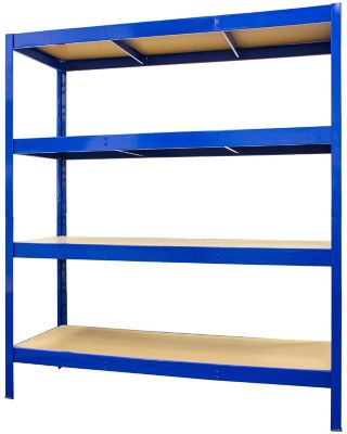 Stabiles Schwerlastregal | HxBxT 180 x 120 x 60 cm | Tiefe 60 cm | 450 kg pro Fachboden