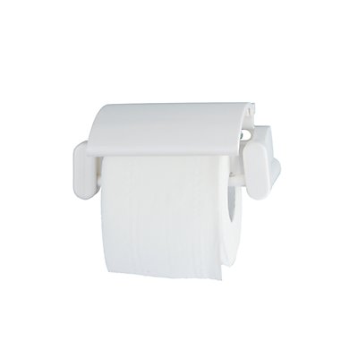 Porte-rouleau de papier hygiénique | ABS | Blanc | 1 rôle | 170x97x70 | Basica  | 1 pièce | medial