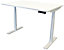Bureau ergonomique assis-debout | LxP 120 x 80 cm | blanc | newpo