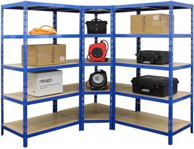 Mega Deal | 2x Schwerlastregale + 1x Eckregal