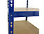 Certeo | 2x Étagère pour ateliere + 1x étagère d'angle | HxLxP 180 x 90 x 45 cm | Bleu | Mega Deal