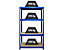 Stabiles Werkstattregal | HxBxT 180 x 100 x 60 cm | Tiefe 60 cm | 450 kg pro Fachboden