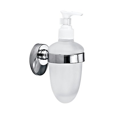 Support flacon de savon liquide | acier inoxydable AISI 304 | Brillant | 180 ml | 100x170 | Bella | 1 pièce | medial