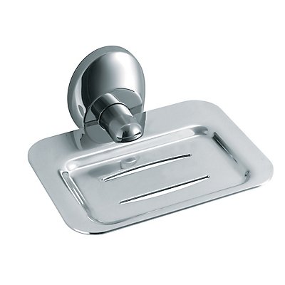 Porte-savon plat | acier inoxydable AISI 304 | Brillant | 110x120x60 | Bella | 1 pièce | medial