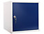 Lot de 6x casiers métalliques individuels | HxLxP 35 x 35 x 35 cm | Bleu |Mega Deal | Newpo