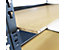 Étagère de rangement pour atelier | HxLxP 1800 x 900 x 500 mm | Rayonnage complémentaire | Charge max. 70 kg | Certeo