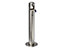 Cendrier sur pied pilier | Birkin | 4 litres | Inox brossé| medial