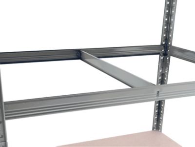 Mega Deal | 5x Kellerregal | HxBxT 178 x 90 x 60 cm | 265 kg pro Fachboden | Hellgrau | Certeo