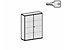 Flügeltürenschrank | 3 Dekor-Einlegeböden | abschließbar | 1200x425x1536 | Lichtgrau/Lichtgrau | Geramöbel