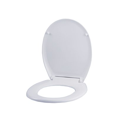 Abattant WC | Duroplast | Blanc | 375x440x40 | Relax | 1 pièce | medial