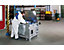 Abfallbehälter für Gefahrenstoffe | HxBxT 91 x 100 x 120 cm | Blau | Certeo