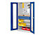 RasterPlan Schubladenschrank mit 2x Fachböden, Werkbank | HxBxT 1950 x 1000 x 600 mm | Blau