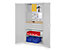 RasterPlan Lochplatteenschrank mit 3x Schubladen, Fachboden und Werkbank | HxBxT 1950 x 1000 x 600 mm | Grau