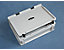 Kunststoffbox zum Sammeln von Batterien | Silber | Volumen 15 l | Certeo
