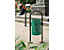 Abfallsammler | Gitteroptik | Grün | Volumen 50 Liter | Certeo