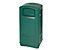 Abfallbehälter | Kunststoff | Für den Außenbereich |  Volumen 132 l | Grün | Certeo