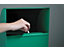 Abfallbehälter mit Aschenbecher für den Außenbereich | Volumen 30 l | Grün | Certeo