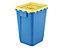 Abfallbehälter | Für medizinischen Abfall | Blau-Gelb | Volumen 30 l | Certeo