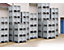 Robuste Kunststoffbox für die Industrie | Grau | 440 l | Certeo