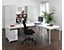 Büroschreibtisch Eco | BxTxH 1800 x 800 x 720 mm | Ahorn-Lichtgrau  | Geramöbel