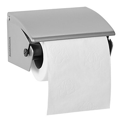 Distributeur papier hygiénique - 1 rouleau - Gris métal - LENSEA | Rossignol