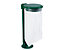 Support sac-poubelle 110l - avec couvercle - sur poteau/platine - Vert mousse - COLLECMUR ESSENTIEL | Rossignol