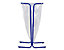 Support sac tubulaire sur pied - 110 l - Bleu outremer - TUBAG | Rossignol