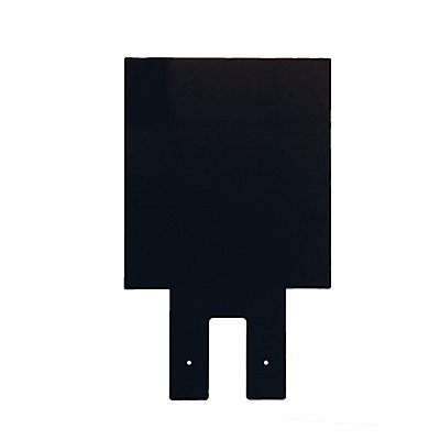 Plaque signalétique | acier peint époxy | Mangangris | 260x10x320 | Tondo | 1 pièce | medial
