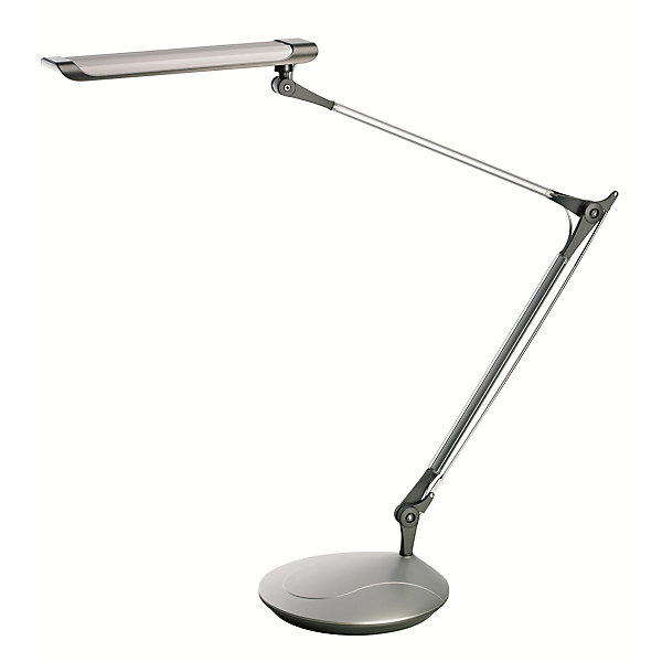 Image of Alco LED-Tischleuchte silber-anthrazit - 8 Watt - LED Tischleuchte silber-anthrazit