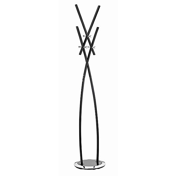 Image of Alco Design-Garderobenständer - in schwarz oder schwarz-weiß - schwarz