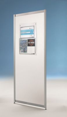 BST Raumteiler schmal 1teilige Optik Metall weiß certeo.de