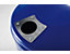 Abfallbehälter mit Aschenbecher für den Außenbereich | Volumen 42 l | Blau | Certeo