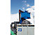 Container mit kippbarem Boden | Volumen 600 l | Blau | Certeo