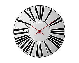 Horloge murale design II - Design Oliver Hemming, cadran blanc
