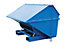 Kippcontainer mit Deckel | Volumen 800 l | Blau | Certeo