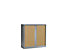 Armoire Monobloc à rideaux ignifuge M2 | Gris | HxLxP 1000 x 1000 x 430 | Pierre Henry