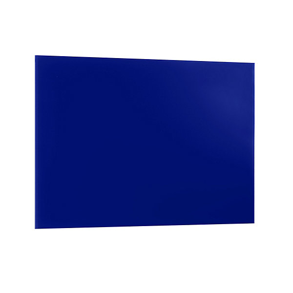 Image of Alco Magnetische Glastafel 400 x 600 mm - inkl. Stift und Würfelmagnete - blau