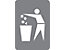 Etiquette horizontale déchets organiques 200x130 mm | PVC | Braun | 200x130 | Stik | 5 pièces | medial