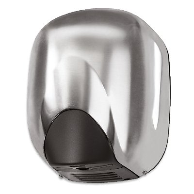 Sèche-mains à air pulsé | Aluminium | Brossé | 1100 W | 221x157x285 | Zefiro  | 1 pièce | medial