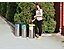Edelstahlbehälter für Mülltrennung | Blau | Certeo