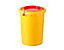 Abfallbehälter |  Für medizinische Abfälle | Gelb | Volumen 1 l | Certeo