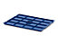Deckel für RL-KLT Behälter | Signalblau RAL 5005 | BxL 200 x 300 mm | Certeo